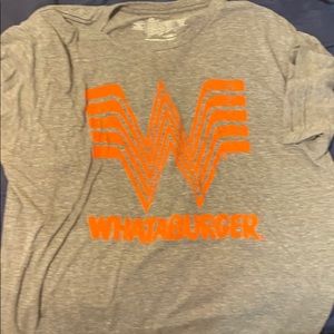 What’s burger short sleeve shirt